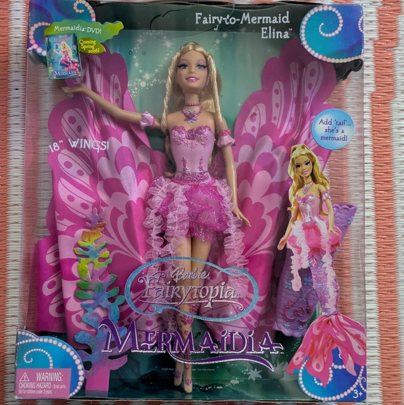 Barbie Other - Barbie Fairytopia Mermaidia Elina Doll